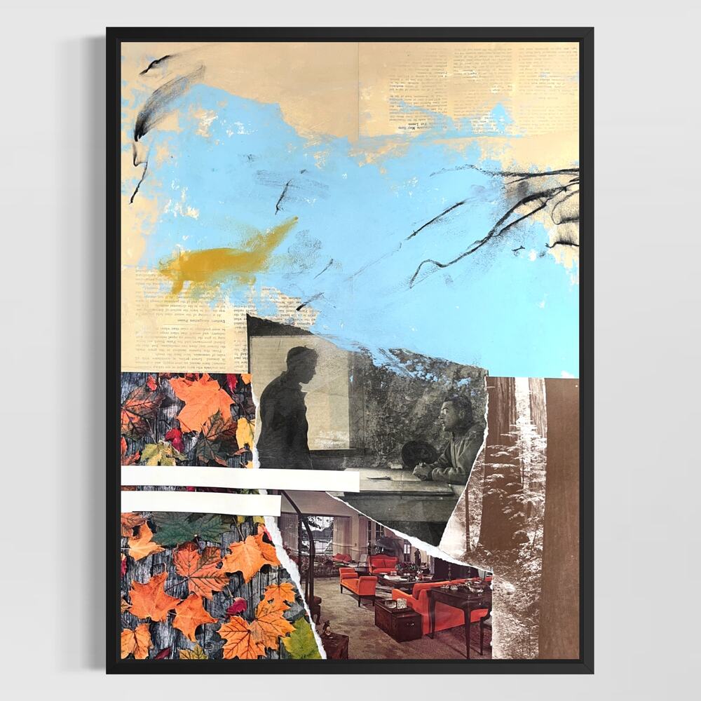 Original Mixed Media Abstract Modern Art Painting 18x24 "Profectitia" Signed